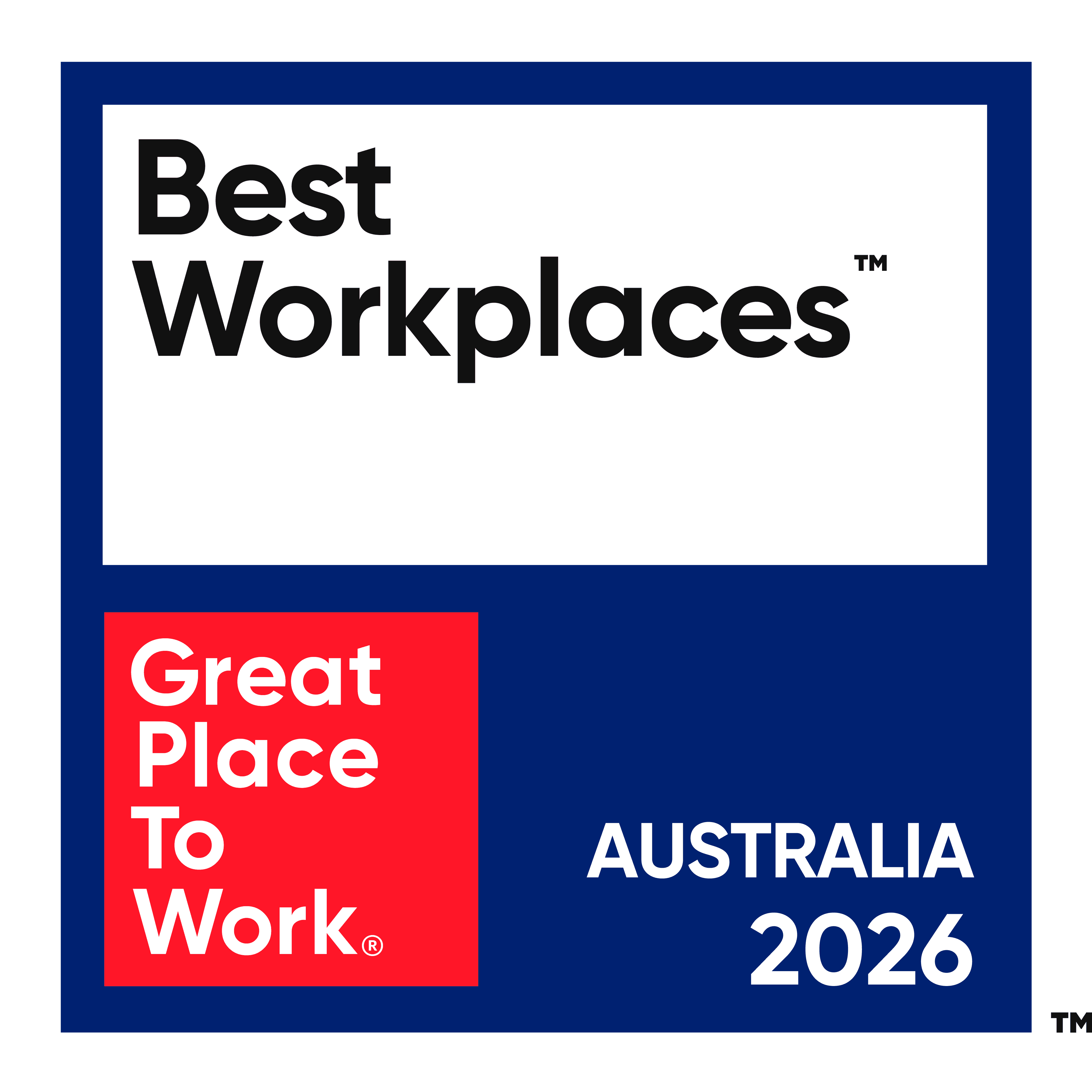 Great Place to Work 2026 badge